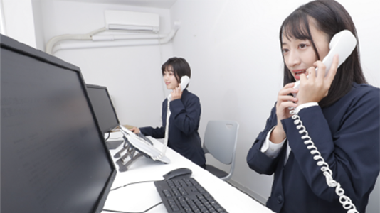 受付から作業まで相談できます<